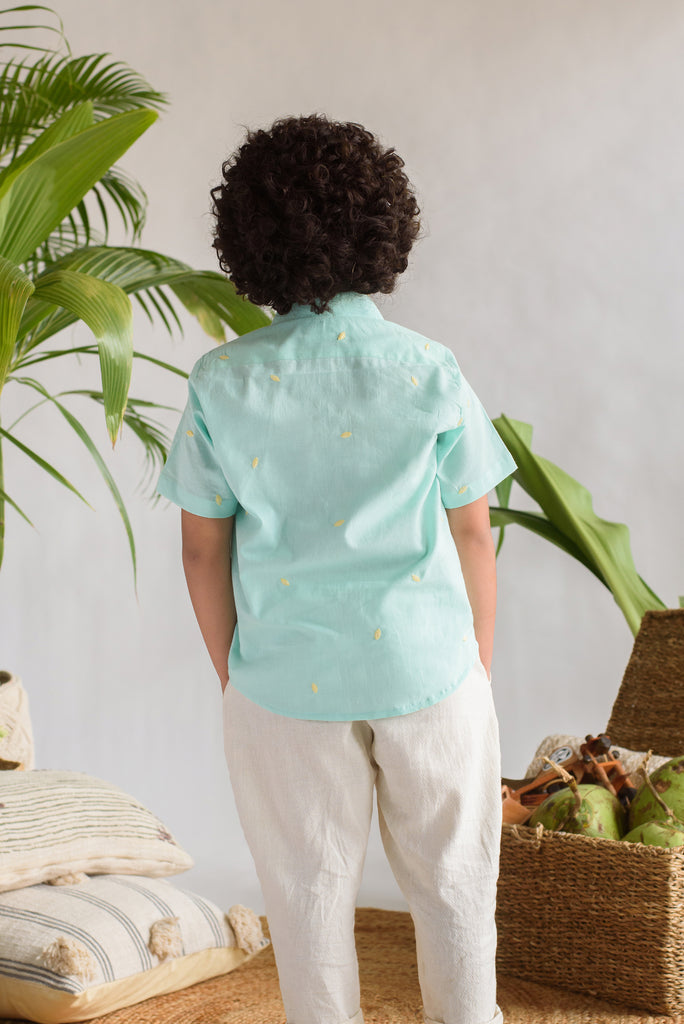 Melody Nerine is an Organic Cotton Half Sleeves Shirt For Boys.