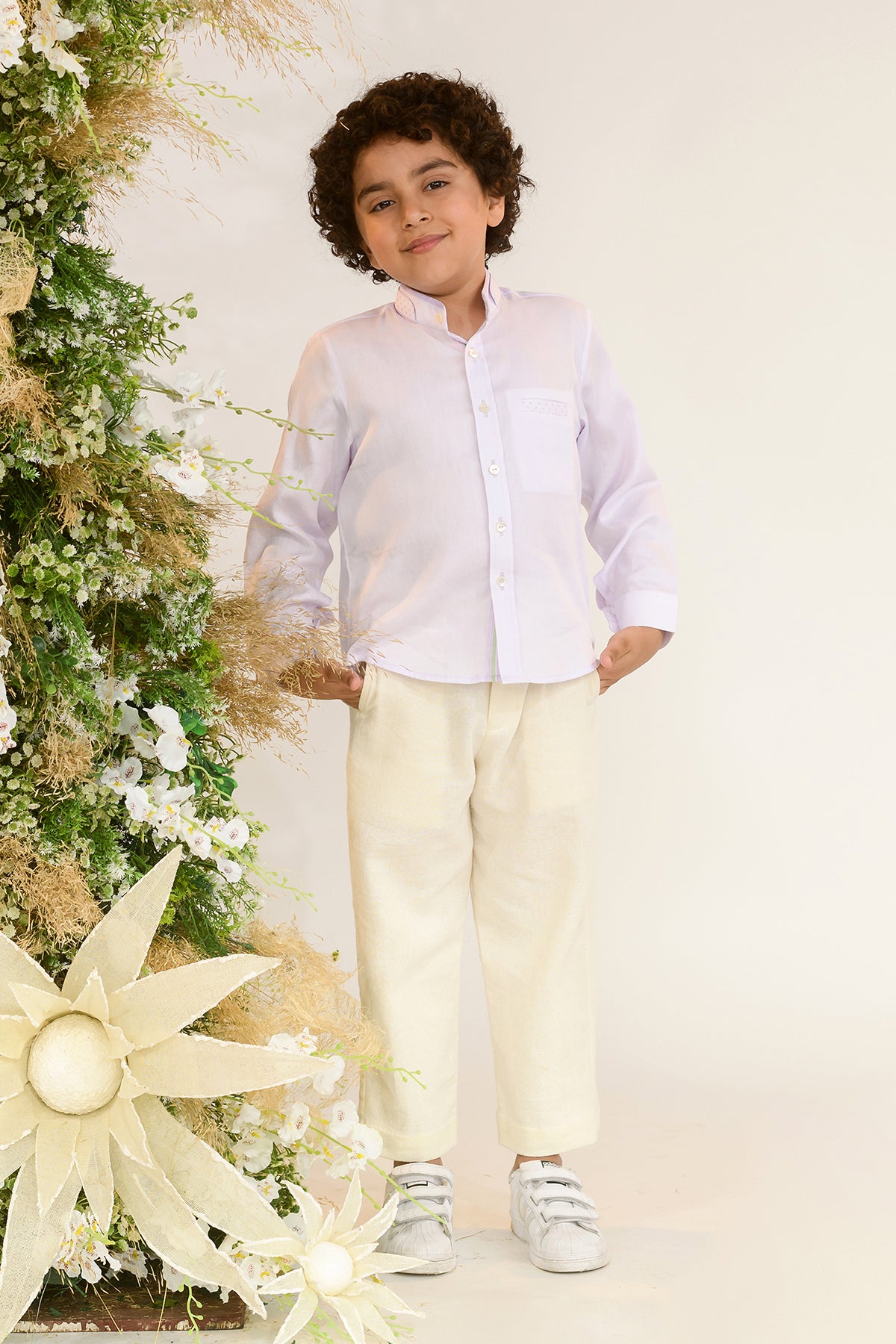 Van Heusen Youth Boys Youth Fit Linen Pant White  MYER