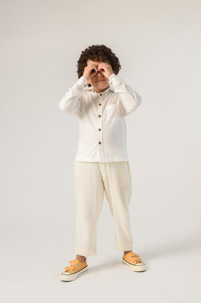 Boy's Solid Linen Trousers | Neiman Marcus