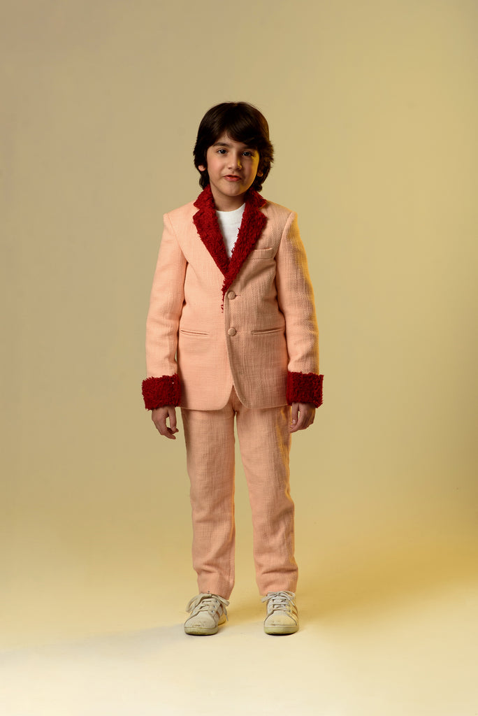 Resolute Everyday is a Cotton Slub Blazer and Trouser Set For Boys.